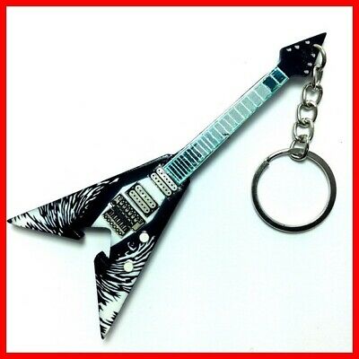 Metallica Guitar Miniature Key Door Death Magnetic Kirk Hammett Metal Keychain